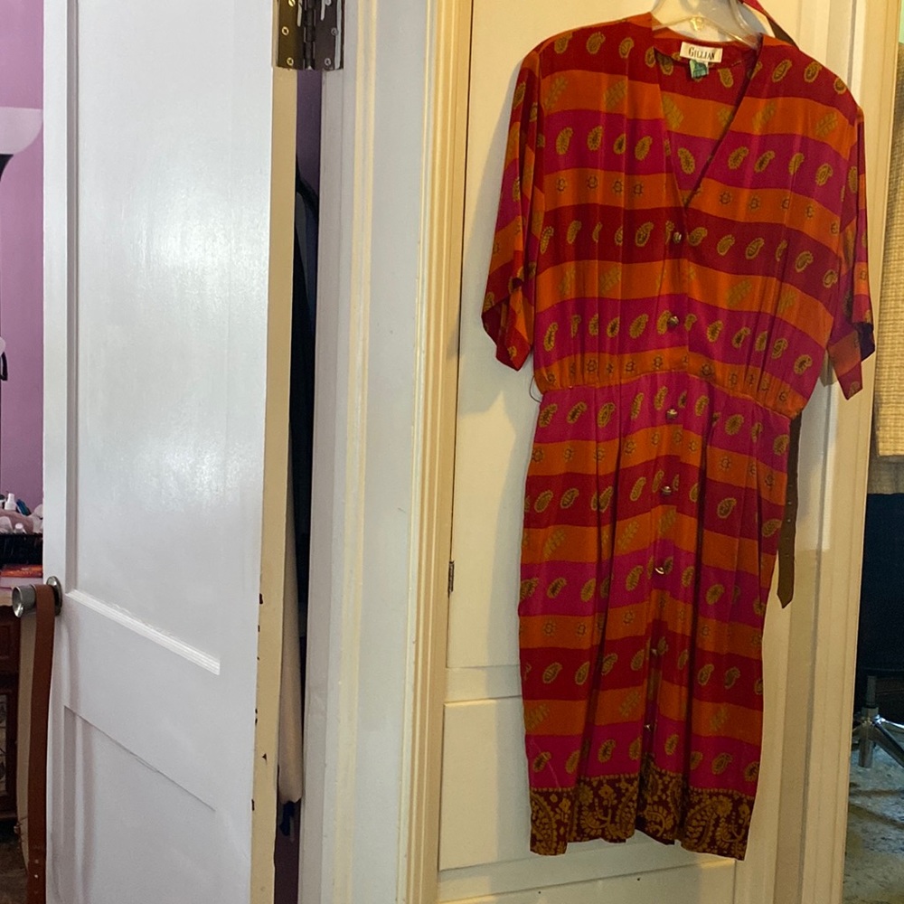 100% silk designer dress from Dillards